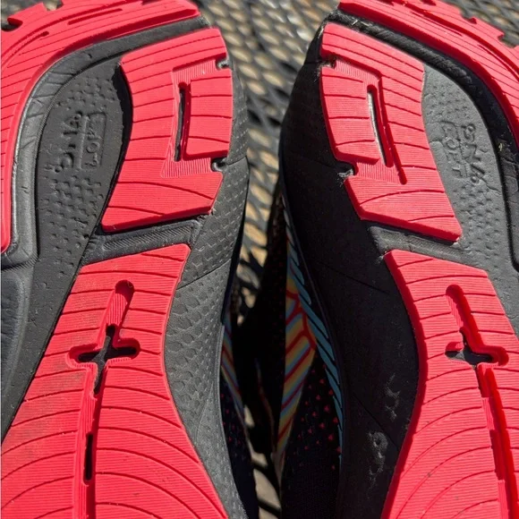 Brooks Adrenaline GTS 22 Running Shoes Black Multi Women’s size 10 - Picture 8 of 11